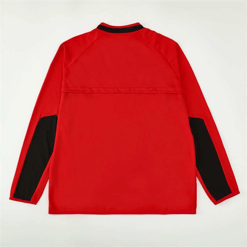 02-03 season Manchester United F.C. red Half pull training suit