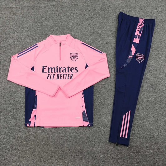 24-25 Arsenal F.C. Pink Training suit set