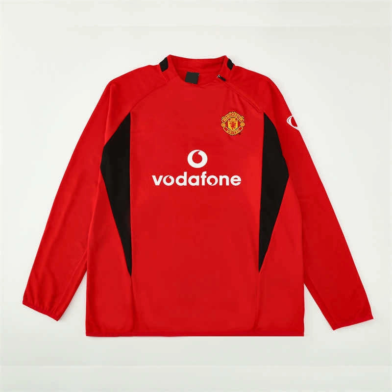 02-03 season Manchester United F.C. red Half pull training suit