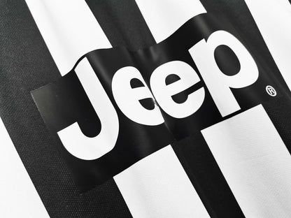 14-15 season Juventus Home long seleeve retro - Fan version