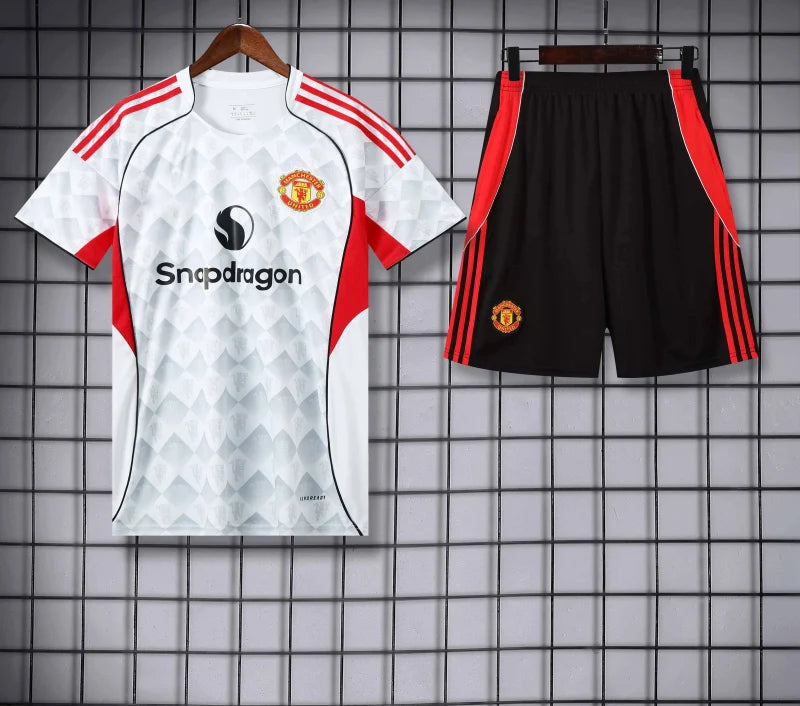 25-26 season Manchester United F.C. Training clothes suit Short sleeve - Fan version