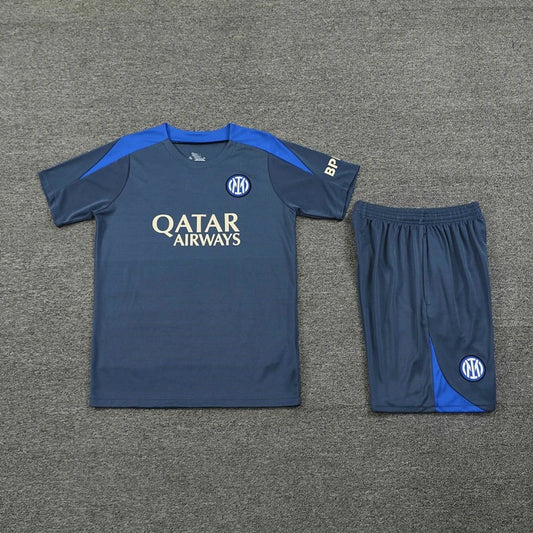 24-25 F.C. Internazionale Milano Training clothes suit Short sleeve Fan version