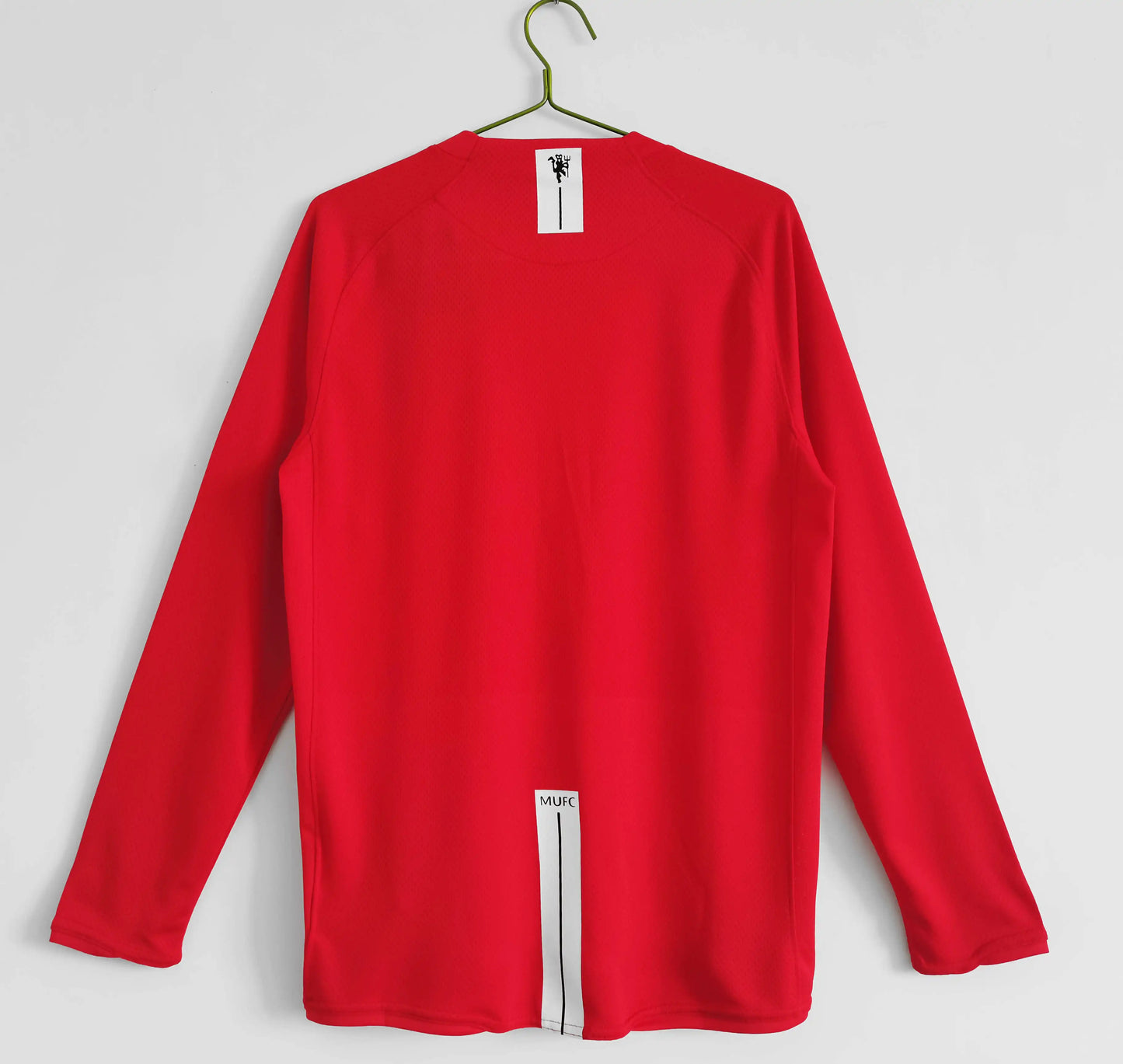 07-08 season Manchester United home Champions League Long sleeved Retro - Fan version