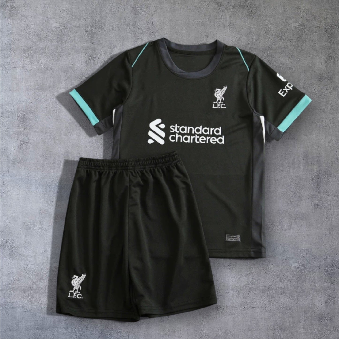 24-25 Season Liverpool F.C. Away Kids Kit