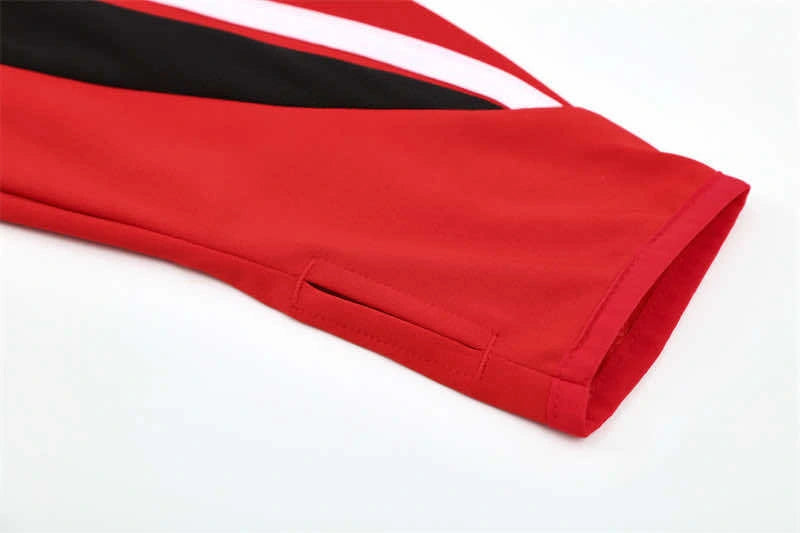 03-04 season A.C. Milan red Half pull training suit