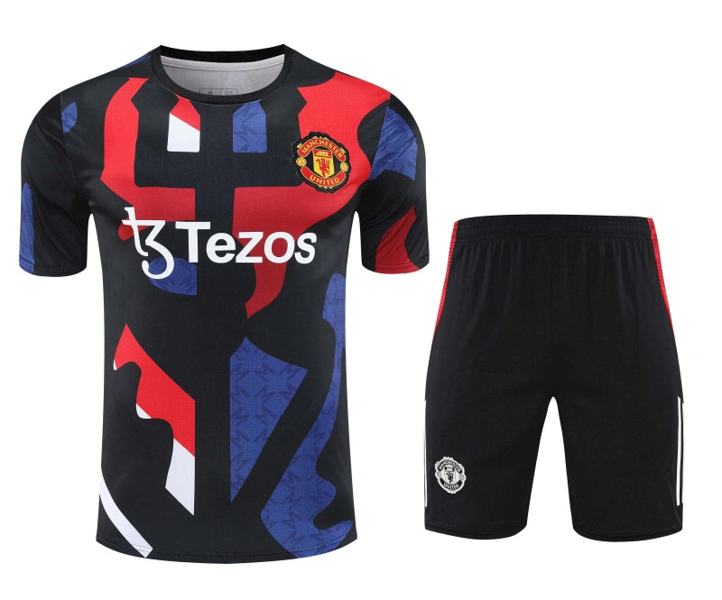 25-26 season Manchester United F.C. Training clothes suit Short sleeve - Fan version