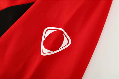 02-03 season Manchester United F.C. red Half pull training suit