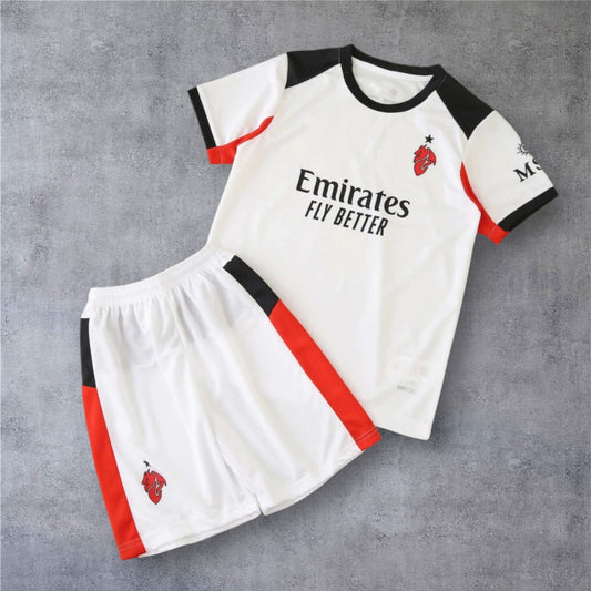 25-26 Season A.C. Milan Away Kids Kit