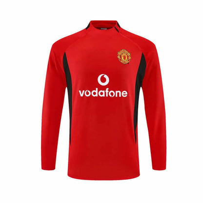 02-03 season Manchester United F.C. red Half pull training suit