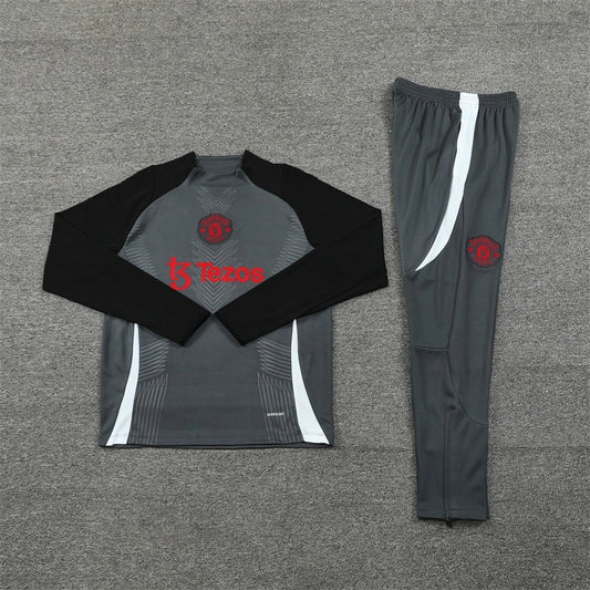 24-25 Manchester United F.C. grey Training suit set - Player version