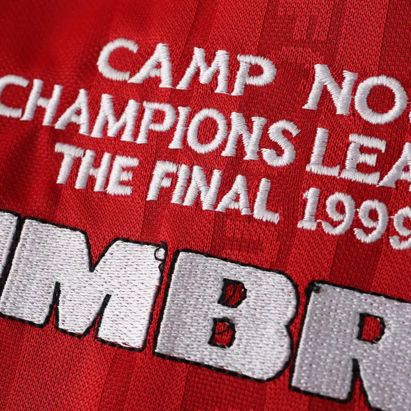 99-00 season Manchester United home Retrò - Fan version