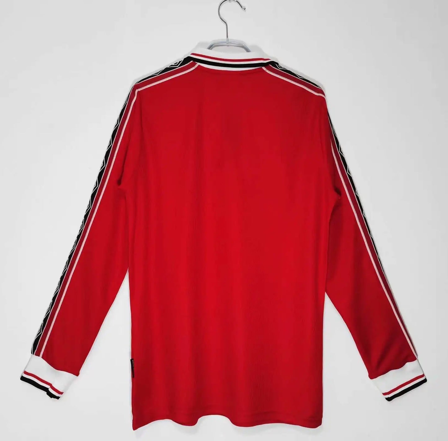 98-99 Manchester United home Long sleeved Retro - Fan version