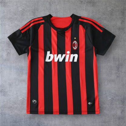 08-09 A.C. Milan home retro Kids kit