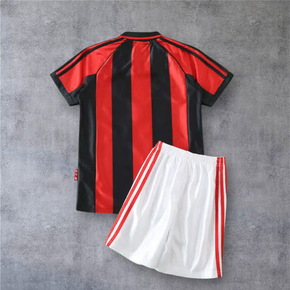 98-99 A.C. Milan home retro Kids kit
