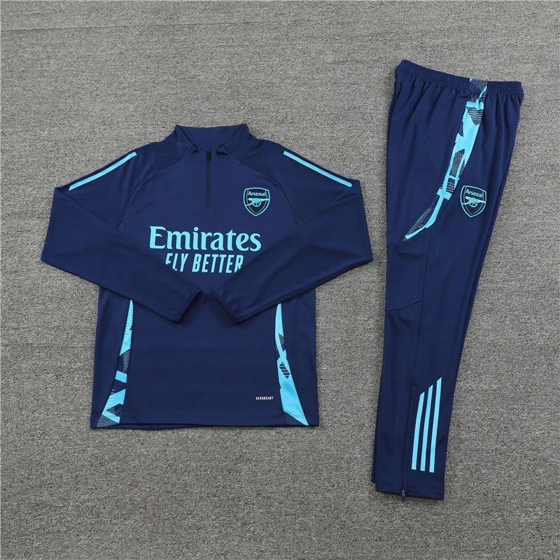24-25 Arsenal F.C. navy blue Training suit set