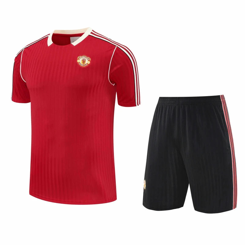 25-26 season Manchester United F.C. Training clothes suit Short sleeve - Fan version