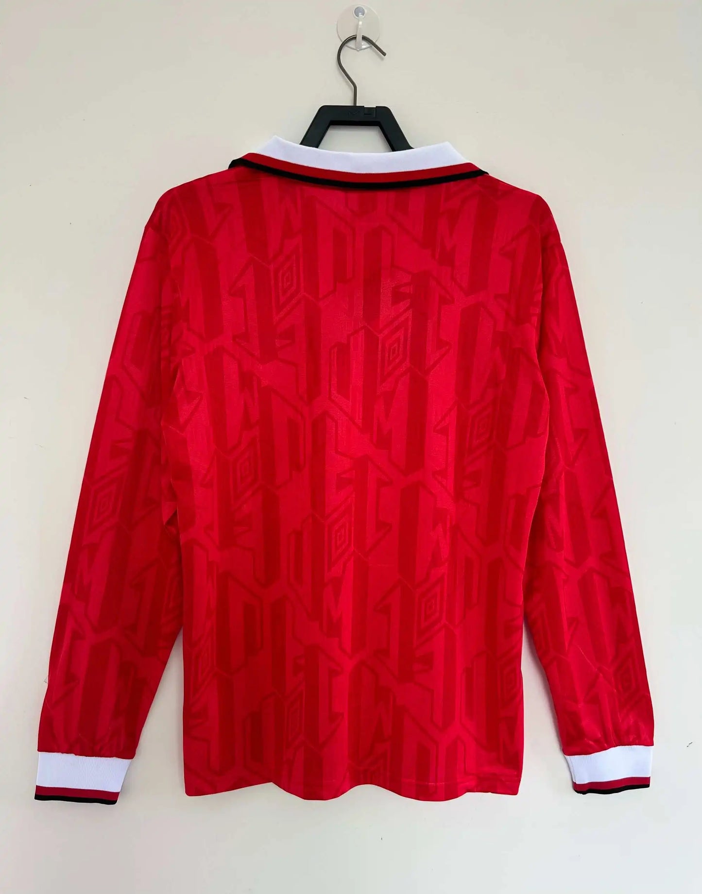 92-94 season Manchester United Home Long Sleevesd retro - Fan version