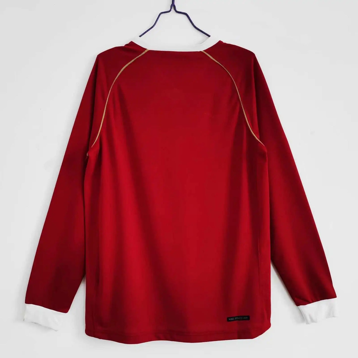 06-07 Manchester United home Long sleeved Retro - Fan version