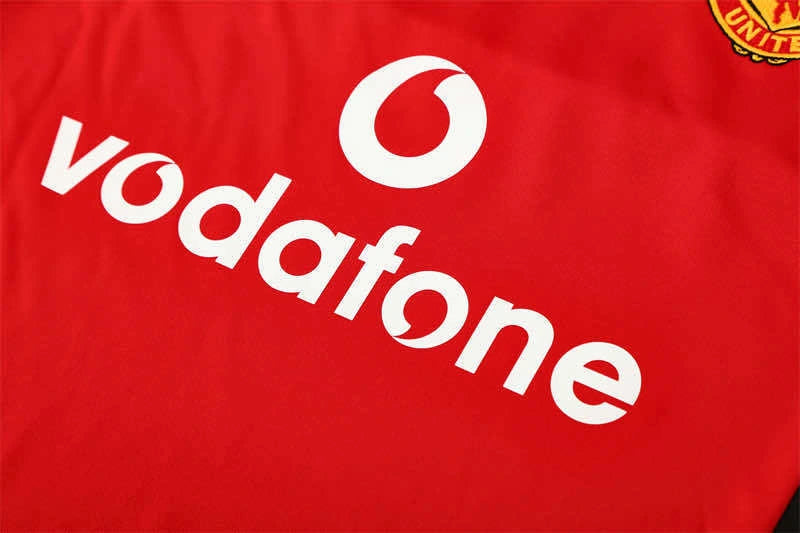 02-03 season Manchester United F.C. red Half pull training suit