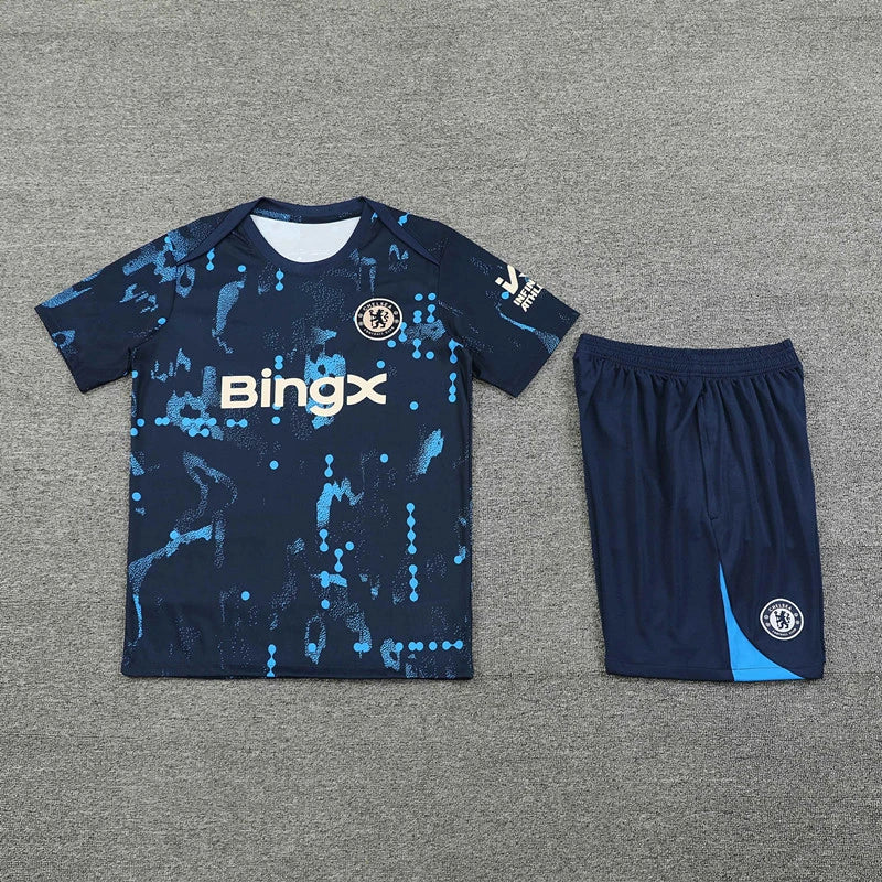 24-25 Chelsea F.C. Training clothes suit Short sleeve - Fan version