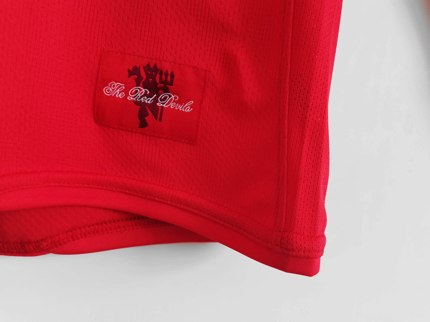 07-08 season Manchester United Home Long sleeved Retrò - Fan version