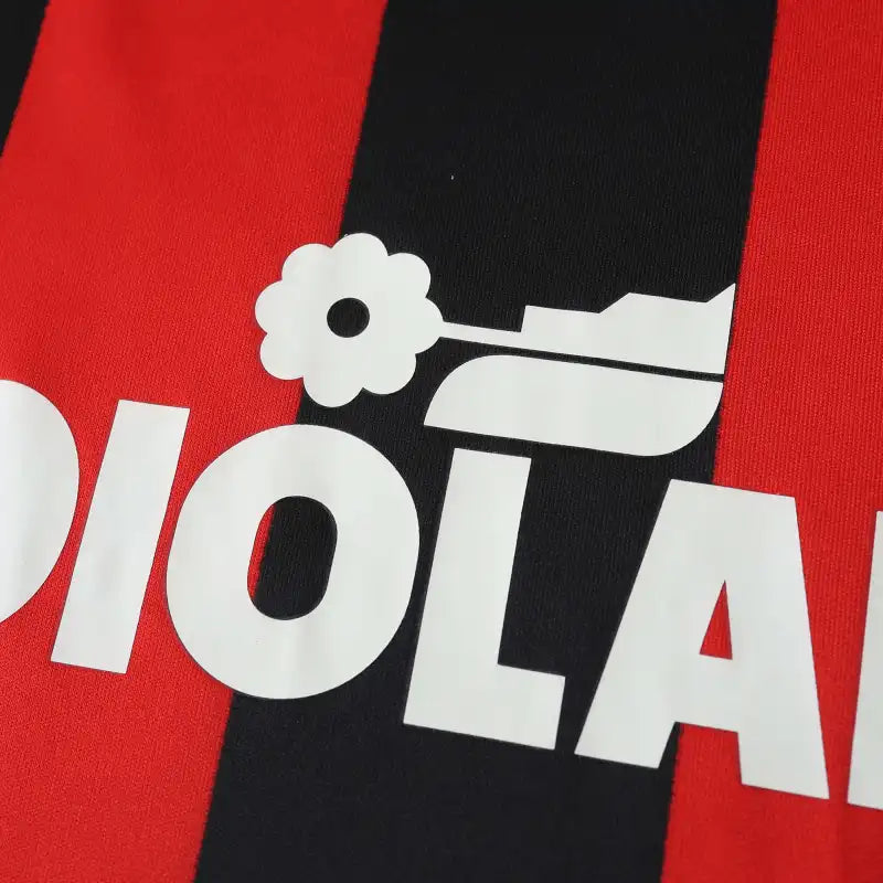 90-91 season A.C. Milan home retro Fan version