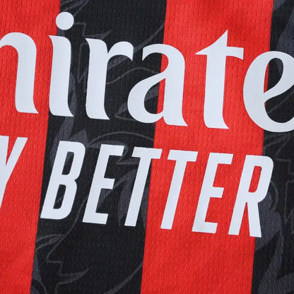 25-26 season A.C. Milan home Kids kit