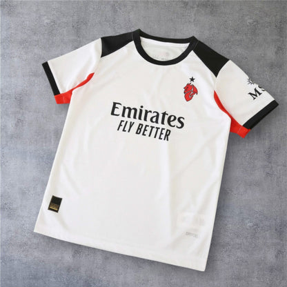 25-26 Season A.C. Milan Away Kids Kit