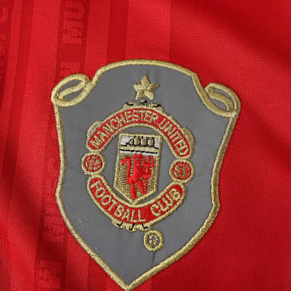 99-00 season Manchester United home Retrò - Fan version