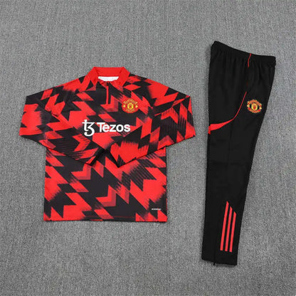 25-26 season Manchester United F.C. - Half zip training suit set