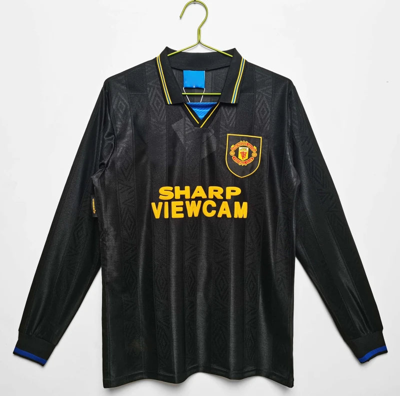 93-94 season Manchester United away Long sleeved Retro - Fan version