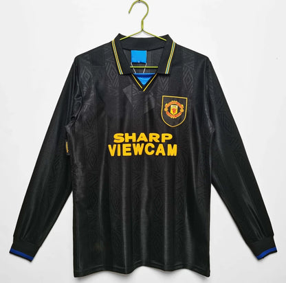 93-94 season Manchester United away Long sleeved Retro - Fan version