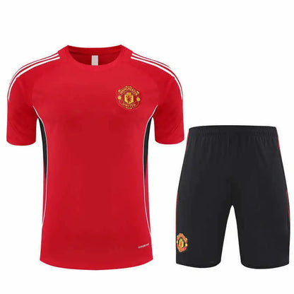 25-26 season Manchester United F.C. Training clothes suit Short sleeve - Fan version
