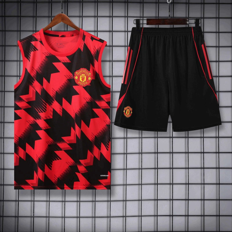 25-26 season Manchester United F.C. Training clothes suit vest - Fan version