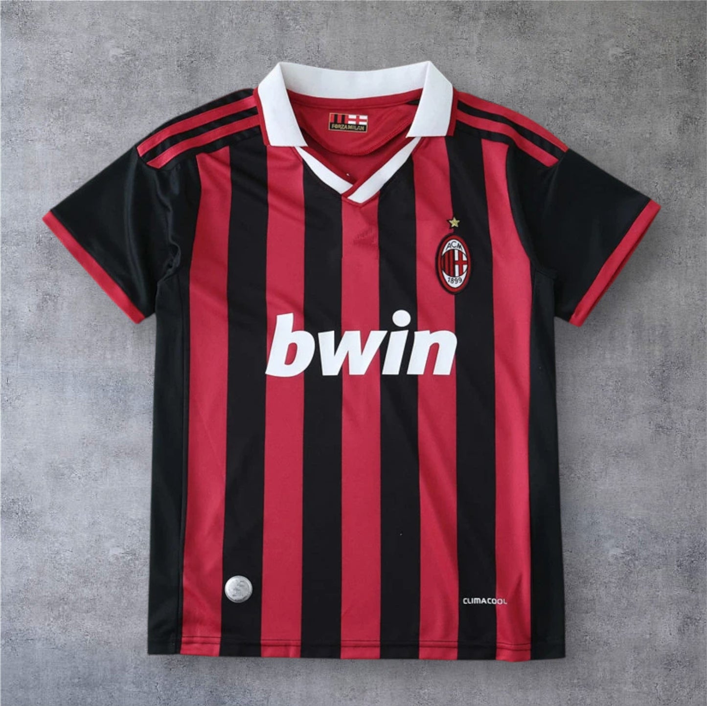09-10 A.C. Milan home retro Kids kit