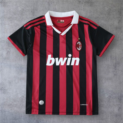 09-10 A.C. Milan home retro Kids kit