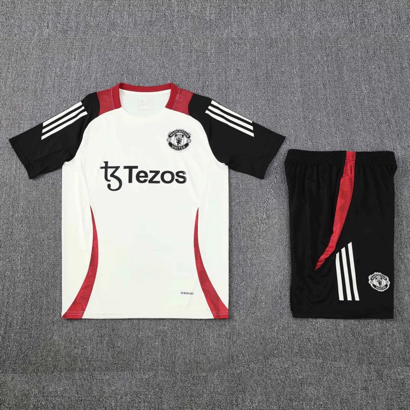 25-26 season Manchester United F.C. Training clothes suit Short sleeve - Fan version