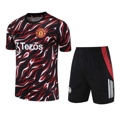 25-26 season Manchester United F.C. Training clothes suit Short sleeve - Fan version