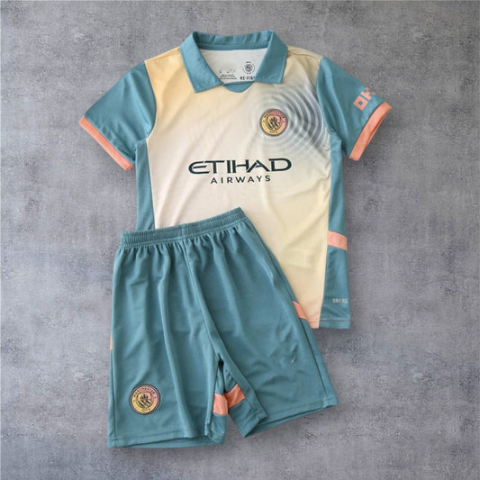 24-25 season Manchester City F.C. fourth Kids kit