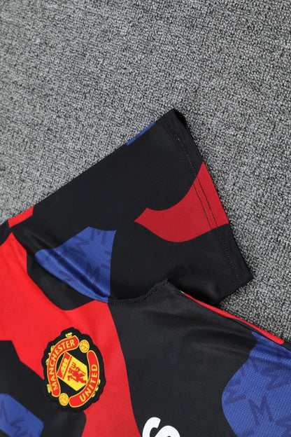 25-26 season Manchester United F.C. Training clothes suit Short sleeve - Fan version