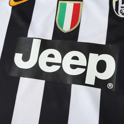 14-15 season Juventus Home long seleeve retro - Fan version