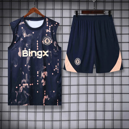 25-26 season Chelsea F.C. Training clothes suit  vest - Fan version