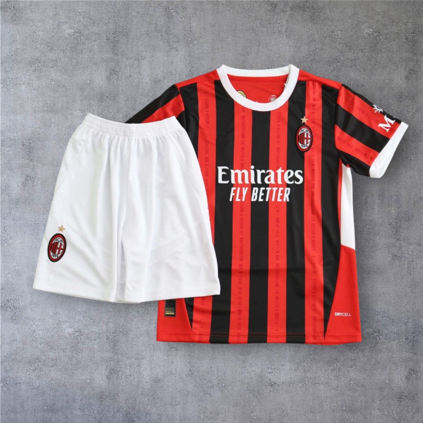 24-25 season A.C. Milan home Kids kit