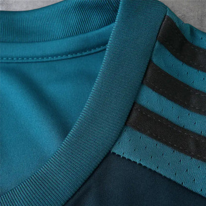 17-18 season Real Madrid third Long sleeved retro - Fan version