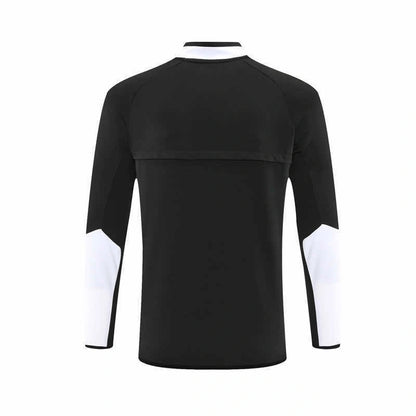 02-03 season Manchester United F.C. black Half pull training suit