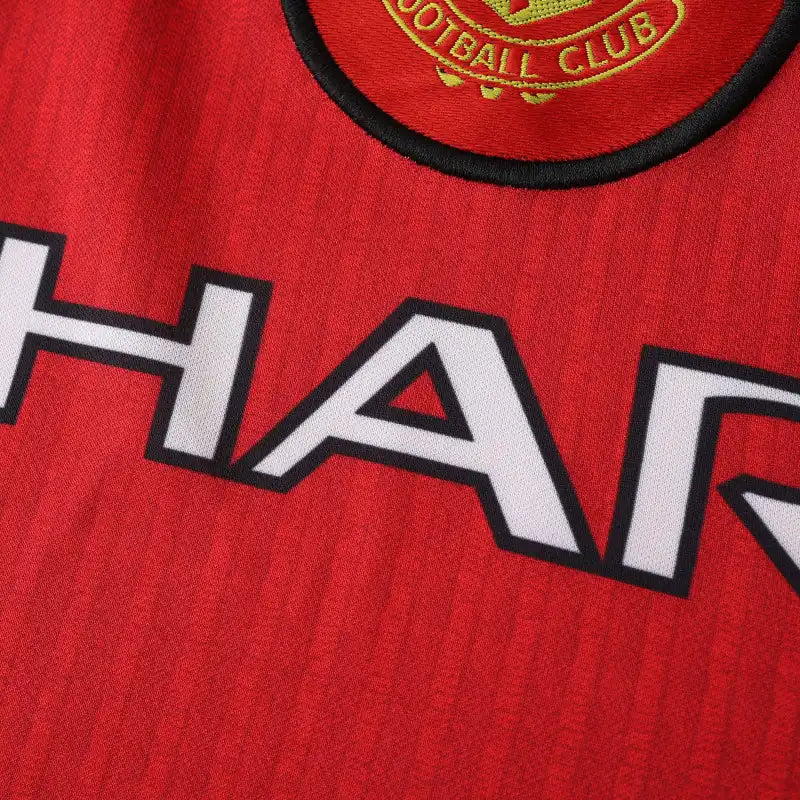 96-97 season Manchester United home Long sleeves Retro - Fan version