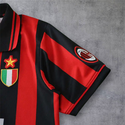 96-97 A.C. Milan home retro Kids kit