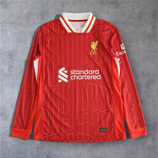 24-25 season Liverpool home Long sleeved - Player version