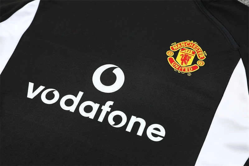 02-03 season Manchester United F.C. black Half pull training suit
