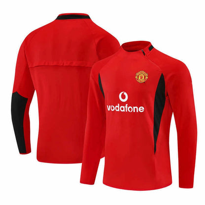 02-03 season Manchester United F.C. red Half pull training suit